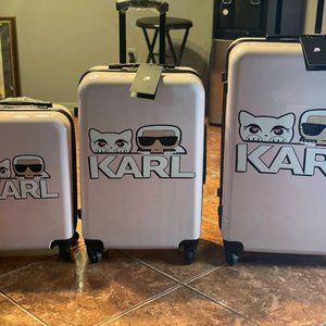 Karl Lagerfeld suitcases